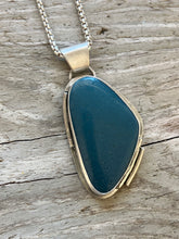 Load image into Gallery viewer, Leland Blue Stone Statement Necklace
