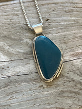 Load image into Gallery viewer, Leland Blue Stone Statement Necklace

