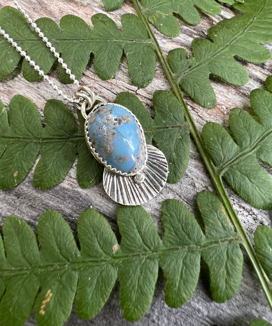 Single Lure Leland Blue Fly Fishing Necklace #2