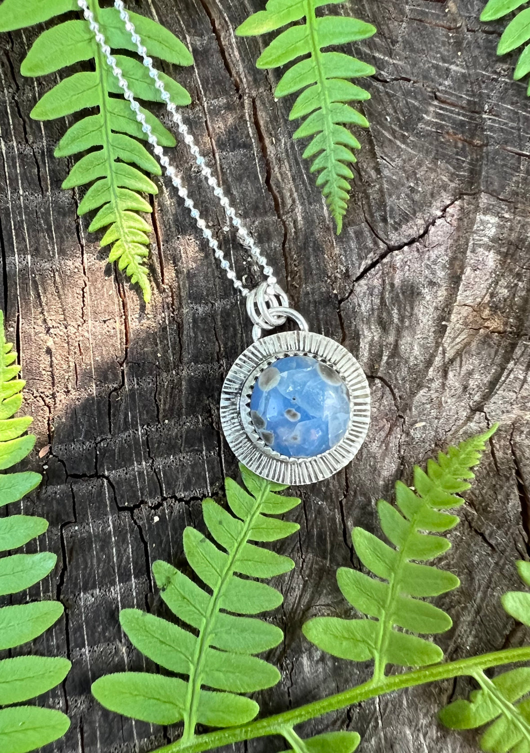 Leland Blue Burst Necklace