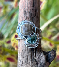 Load image into Gallery viewer, Isle Royale Greenstone &amp; Petoskey Ring-Size 8
