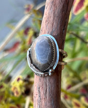 Load image into Gallery viewer, Petoskey Stone Feather Ring- Size 5.5
