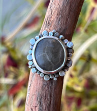 Load image into Gallery viewer, Petoskey Stone Pebble Banded Ring-Size 7.5
