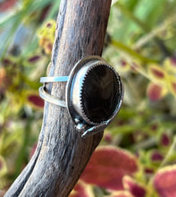 Load image into Gallery viewer, Petoskey Stone Feather Ring- Size 8.5
