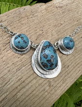 Load image into Gallery viewer, Leland Triple Stone Necklace
