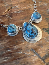 Load image into Gallery viewer, Leland Triple Stone Necklace
