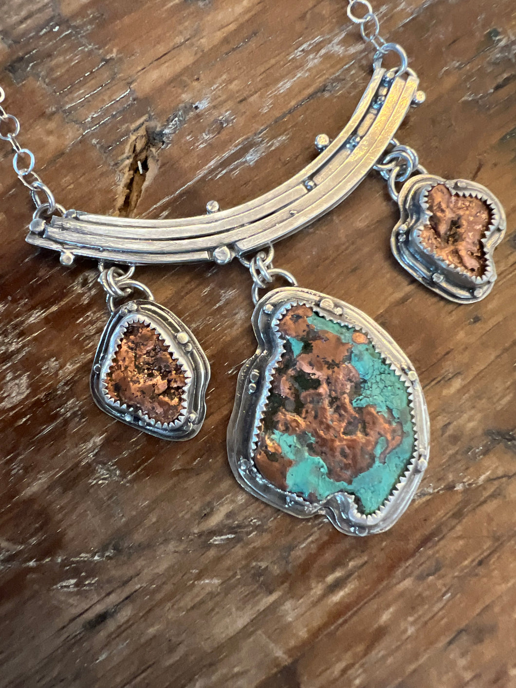 Michigan Copper Statement Necklace