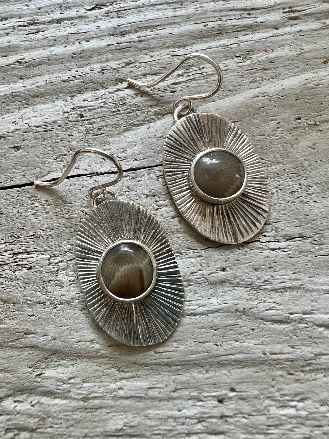 Petoskey Stone Burst Drops