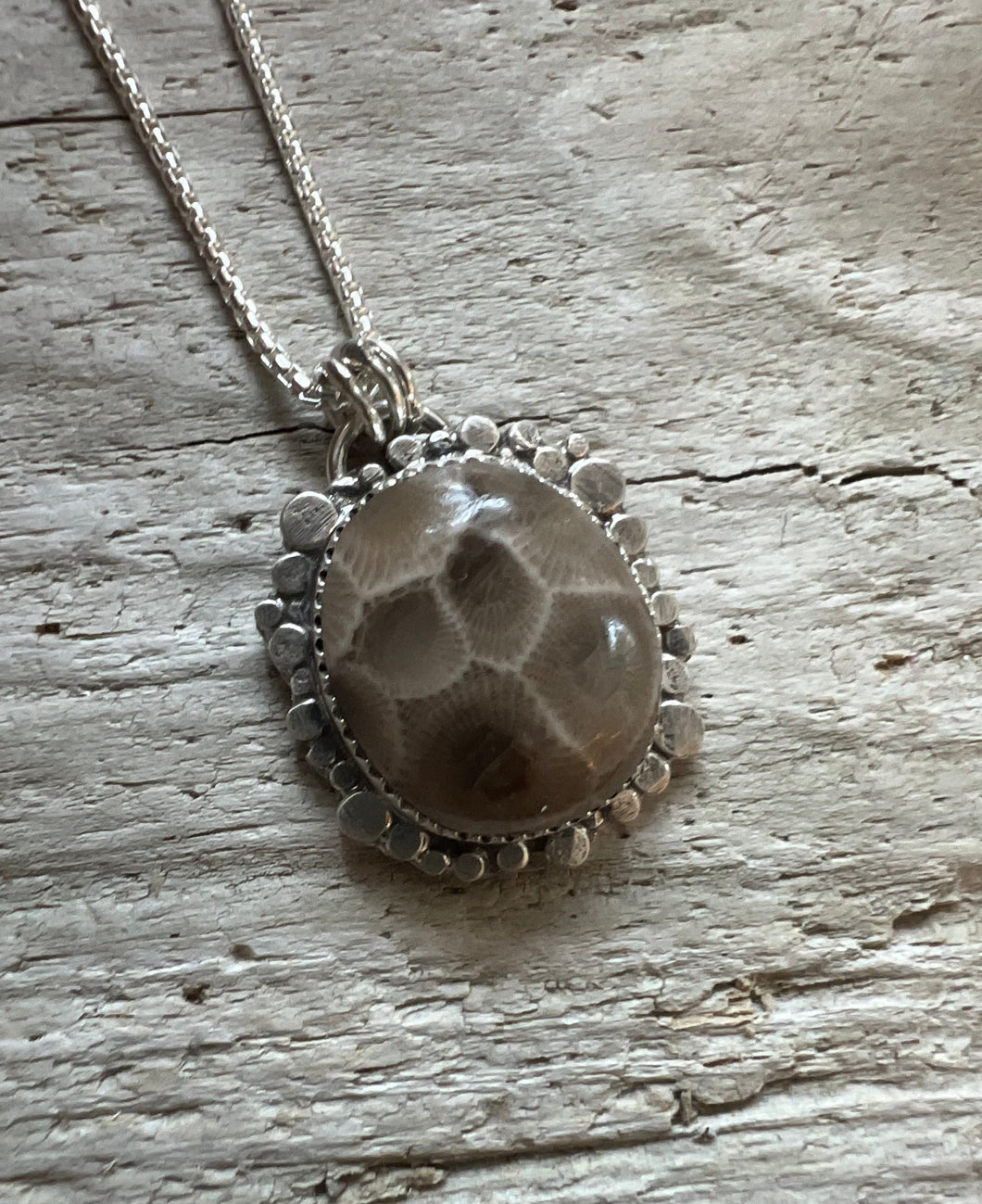 Petoskey Stone Cove Statement Necklace