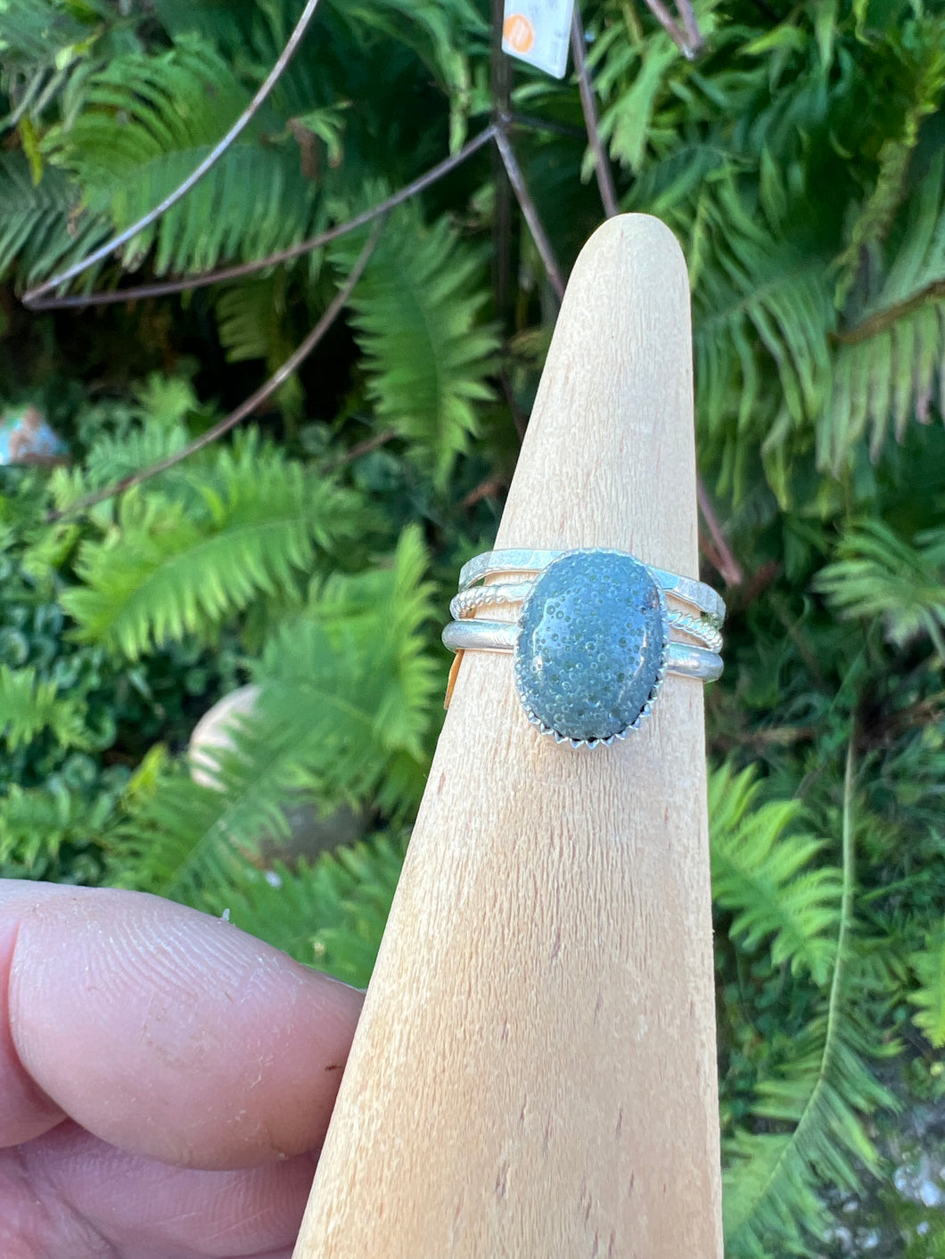 Leland Blue Pebble Stacker-Size 7
