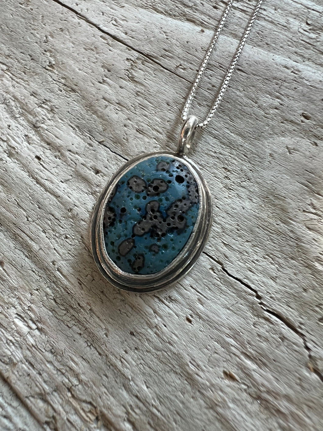 Simple Layered Leland Blue Necklace