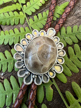 Load image into Gallery viewer, Blossom Petoskey Stone Bolo Tie
