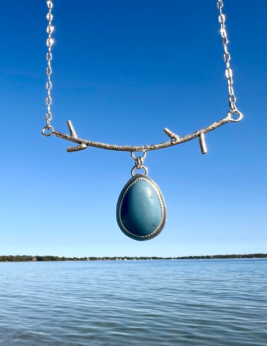 Leland Blue Branch Necklace