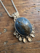 Load image into Gallery viewer, Large Leland Blue Dune Blossom Necklace
