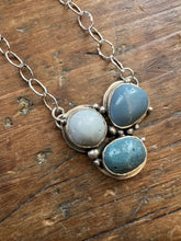 Load image into Gallery viewer, Tide Pool Triple Stone Necklace
