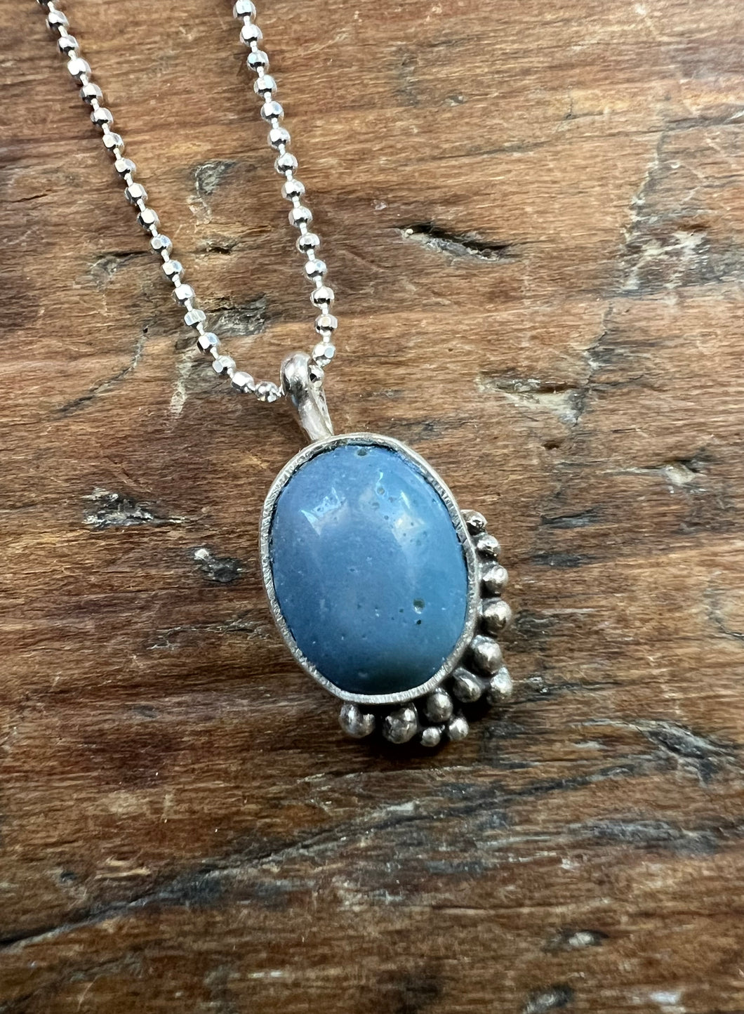 Leland Blue Cluster Necklace