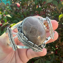 Load image into Gallery viewer, Feather Petoskey Stone Cuff
