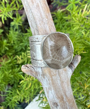 Load image into Gallery viewer, Petoskey Stone Birch Bark Ring
