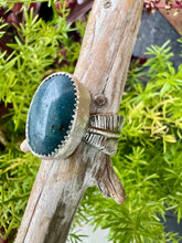 Load image into Gallery viewer, Leland Blue Feather Ring
