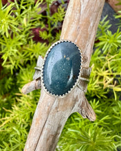 Load image into Gallery viewer, Leland Blue Feather Ring
