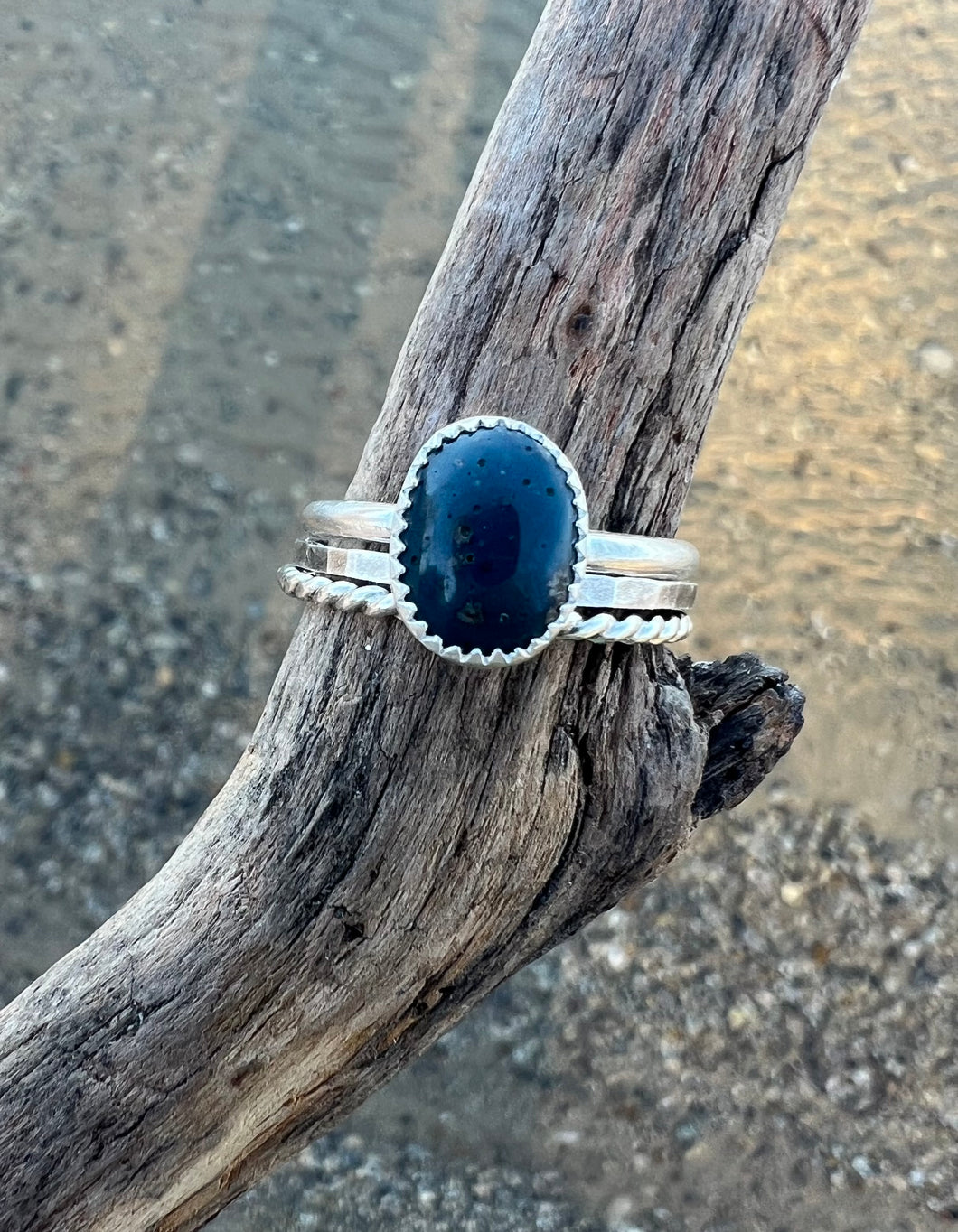 Leland Blue Pebble Stacker-Size 10.5