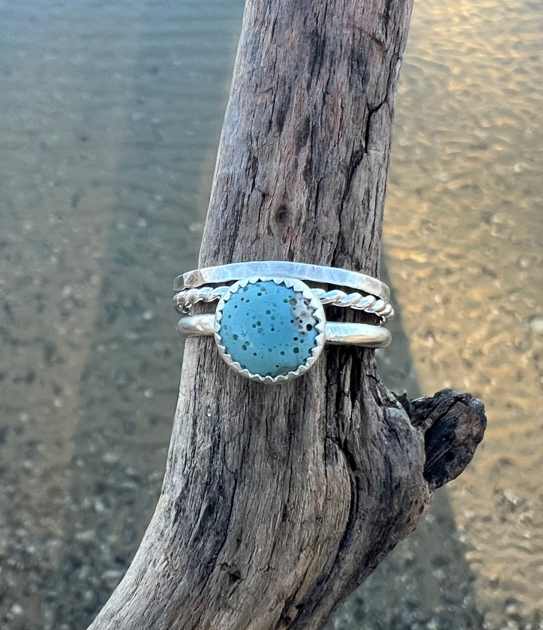 Leland Blue Pebble Stacker-Size 9