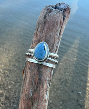 Load image into Gallery viewer, Leland Blue Pebble Stacker-Size 6
