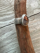 Load image into Gallery viewer, Copper Banded Lake Superior Agate Ring-Sz 5
