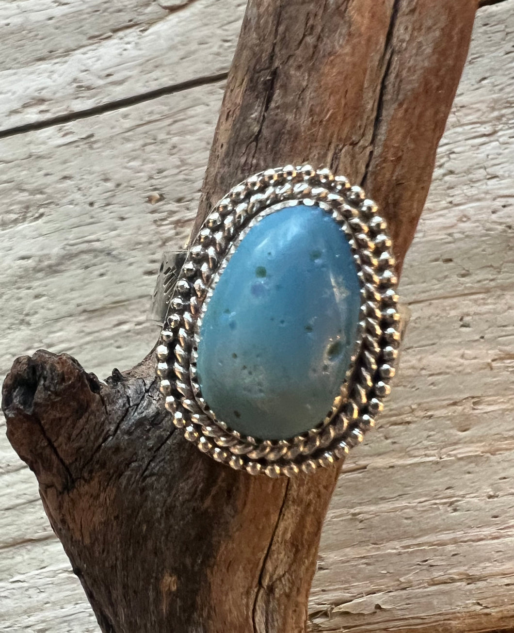 Beads & Burst Leland Blue Burst Ring-Sz 8