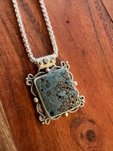 Load image into Gallery viewer, Leland Blue Art Deco Necklace
