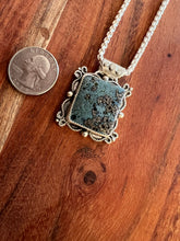 Load image into Gallery viewer, Leland Blue Art Deco Necklace
