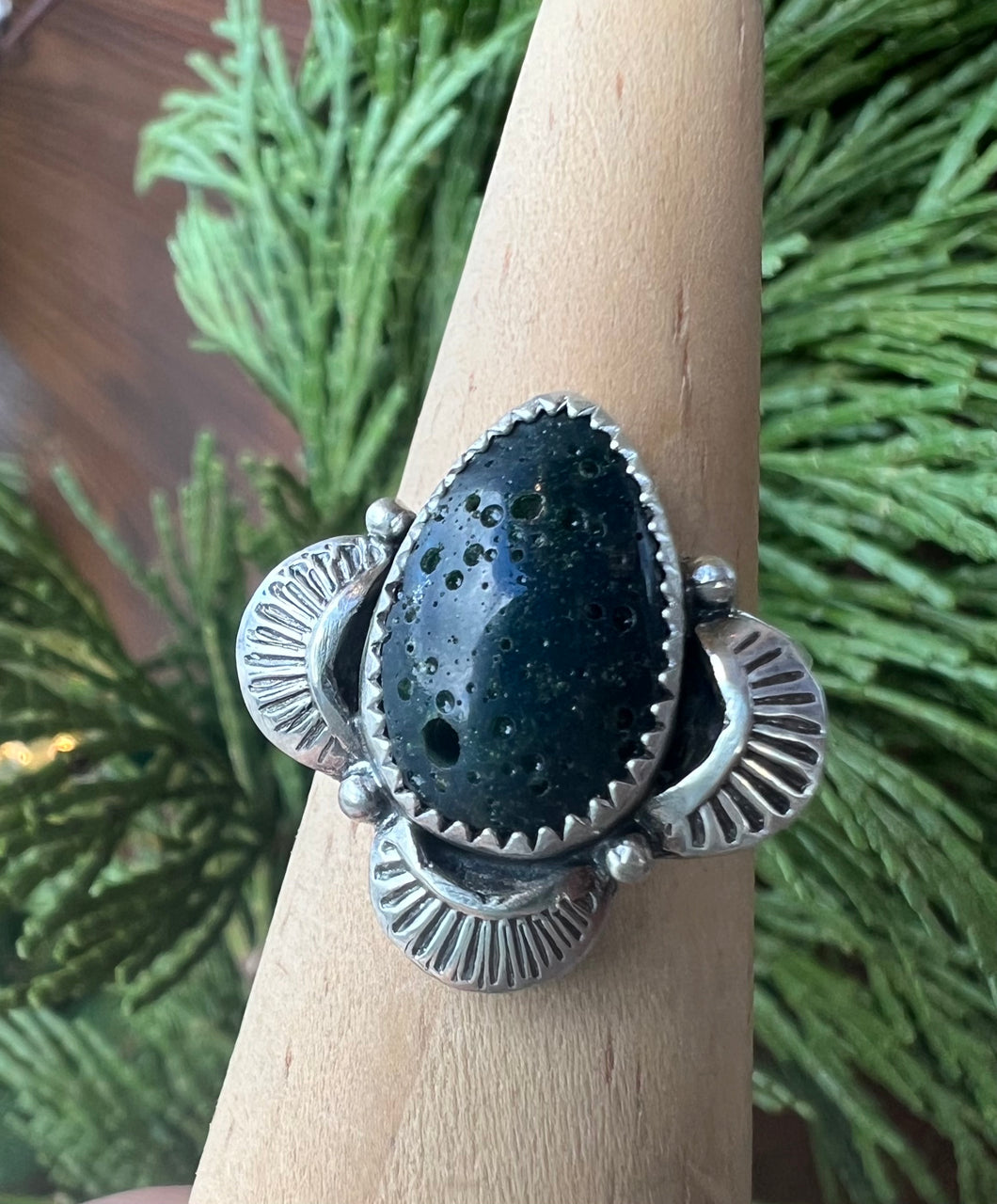 Boho Burst Leland Blue Ring