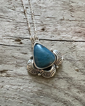 Load image into Gallery viewer, Boho Burst Leland Blue Necklace
