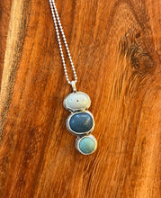 Load image into Gallery viewer, Triple Stone Cairn Necklace #5
