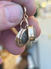 Load image into Gallery viewer, Yellow Gold Petoskey Stone Drops
