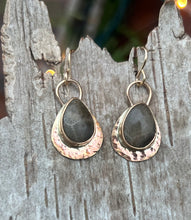 Load image into Gallery viewer, Yellow Gold Petoskey Stone Drops
