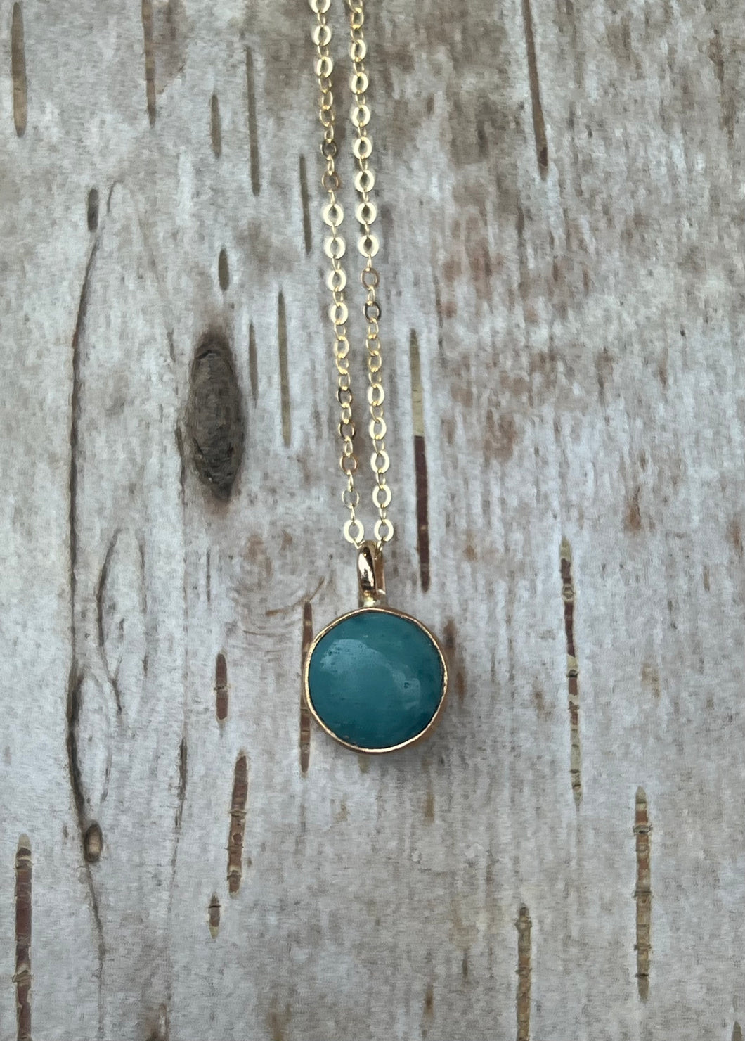 Gold Leland Blue Necklace