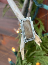 Load image into Gallery viewer, Rectangle Petoskey Stone Ring- Sz 6
