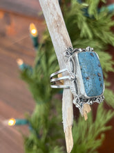 Load image into Gallery viewer, Leland Blue Art Deco Ring- Size 9
