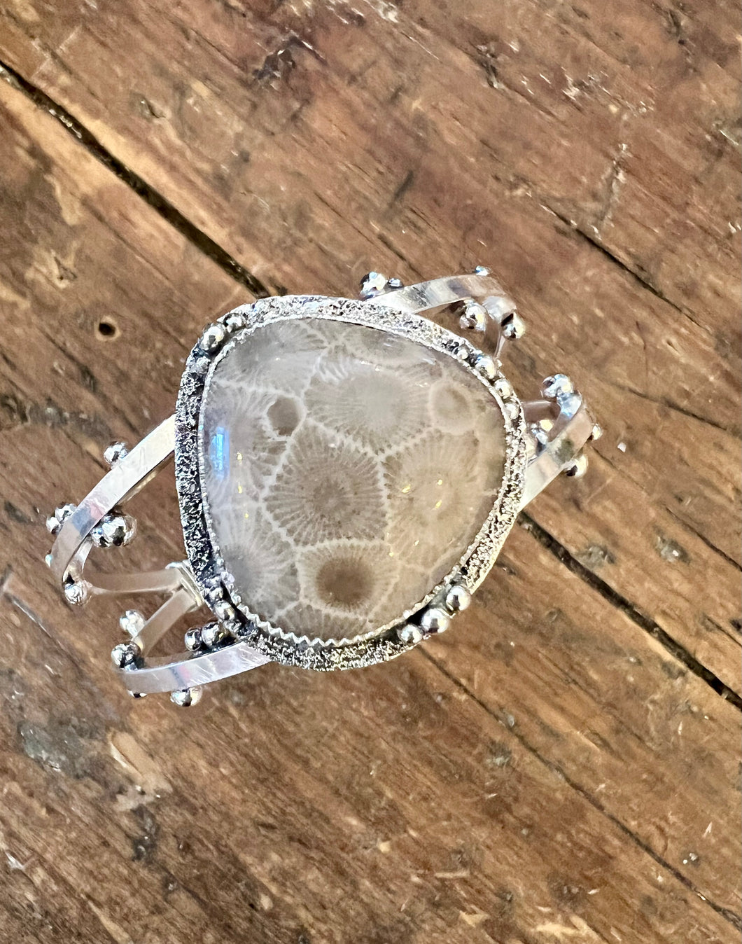 Petoskey Stone Dripping Drops Bracelet