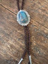 Load image into Gallery viewer, Blossom Leland Blue Bolo Tie
