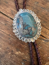 Load image into Gallery viewer, Blossom Leland Blue Bolo Tie
