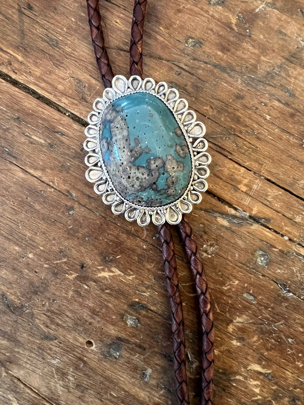 Blossom Leland Blue Bolo Tie