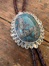 Load image into Gallery viewer, Blossom Leland Blue Bolo Tie
