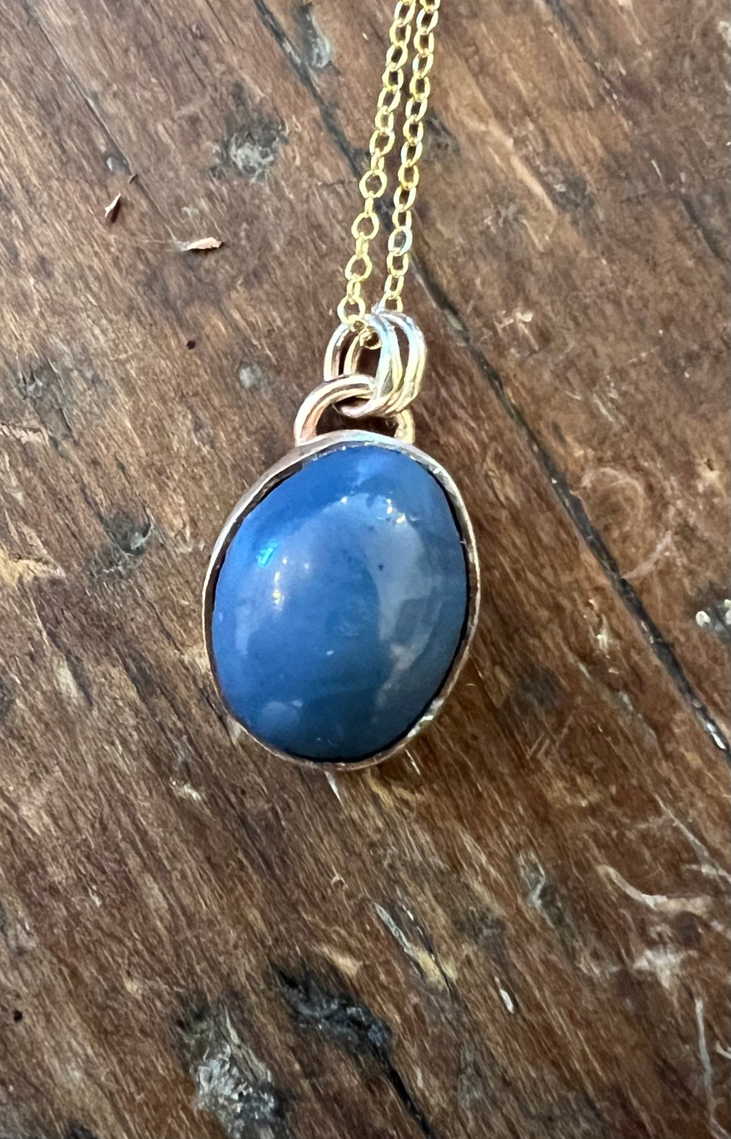 Gold Leland Blue Necklace