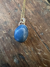 Load image into Gallery viewer, Gold Leland Blue Necklace
