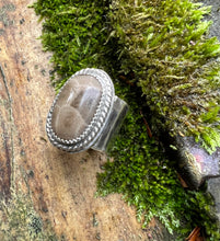 Load image into Gallery viewer, Twist Petoskey Stone Ring
