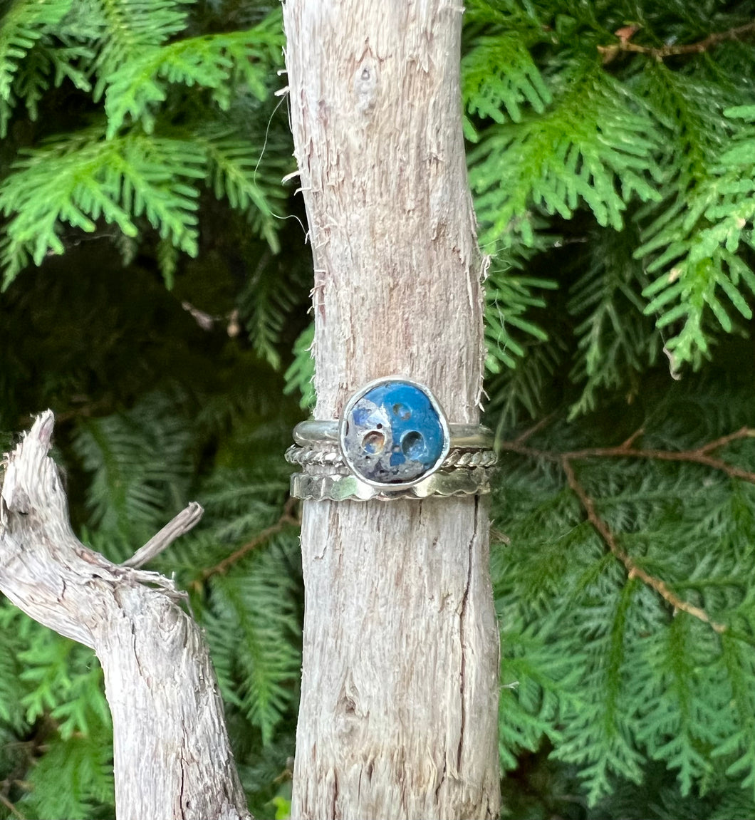 Leland Blue Pebble Stacker #5