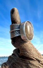 Load image into Gallery viewer, Leaflet Petoskey Stone Ring
