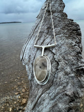 Load image into Gallery viewer, Petoskey Stone Trailhead Necklace
